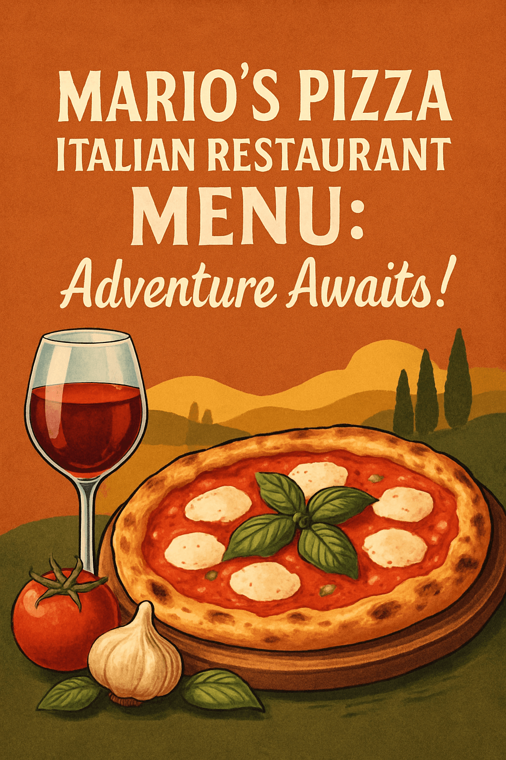 mario's pizza italian restaurant menu